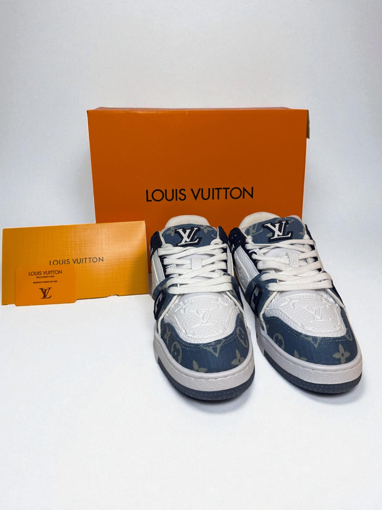 Louis Vuitton Monogram Blue Trainers