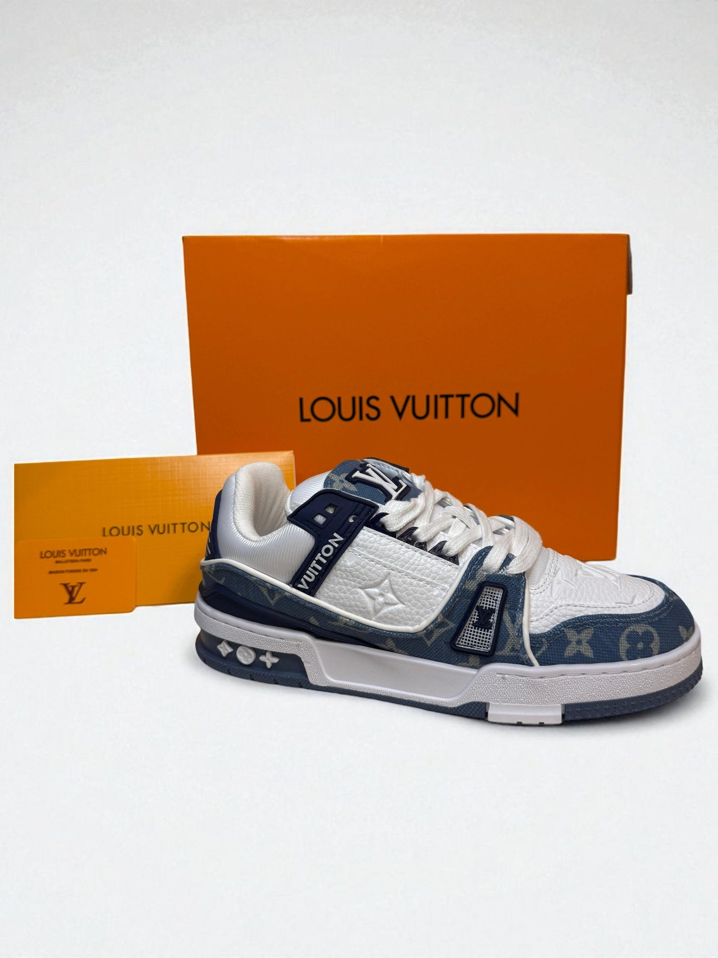 Louis Vuitton Monogram Blue Trainers