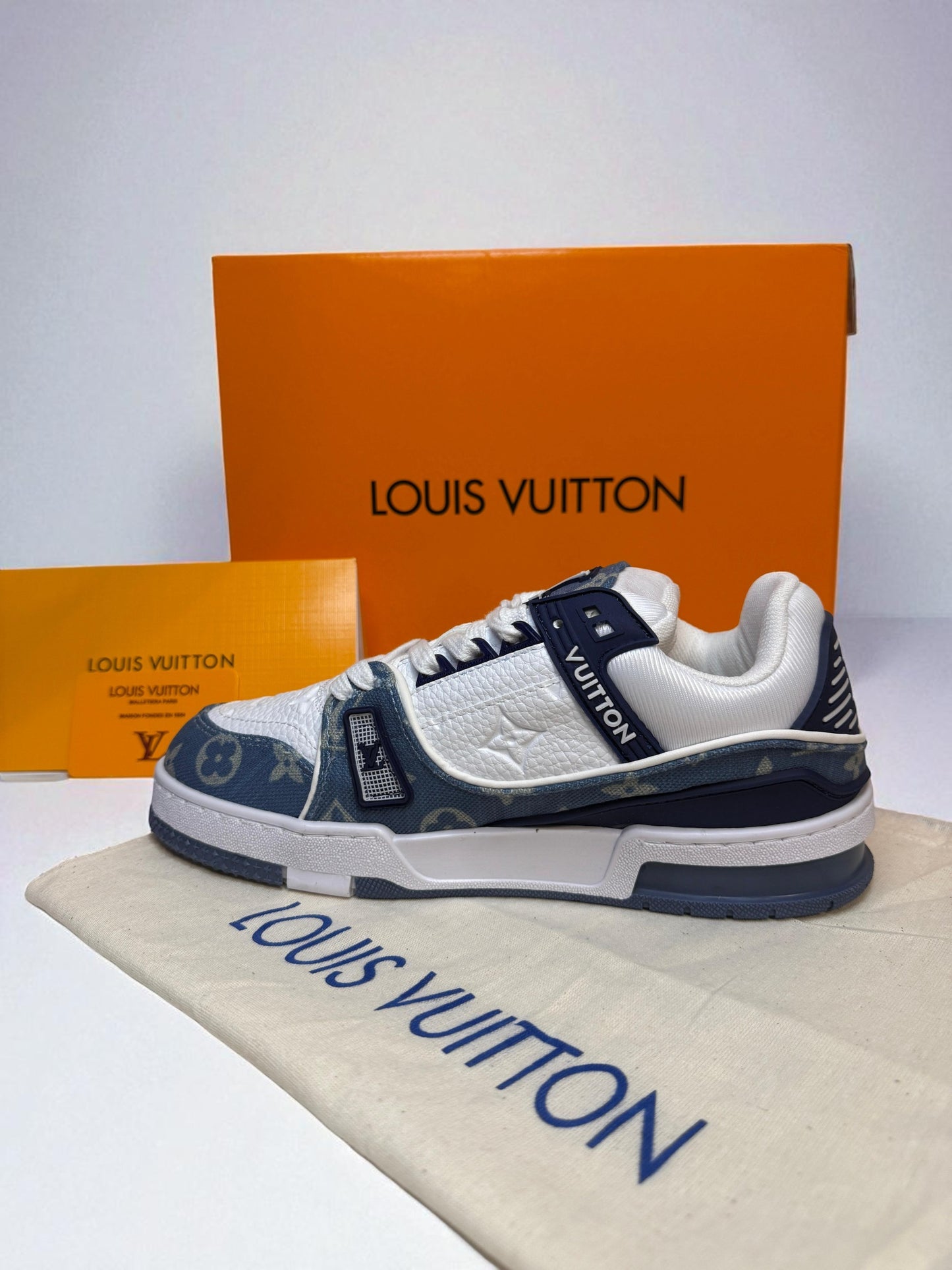 Louis Vuitton Monogram Blue Trainers