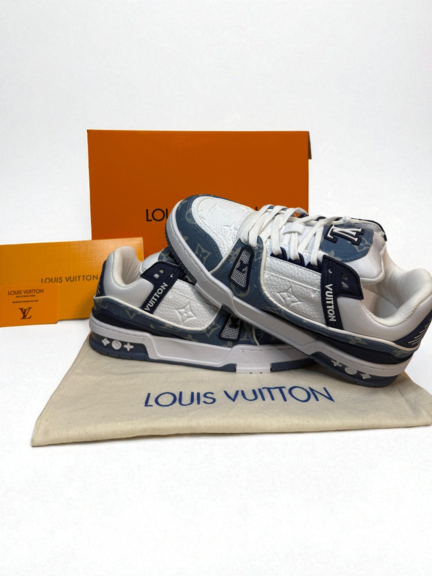 Louis Vuitton Monogram Blue Trainers