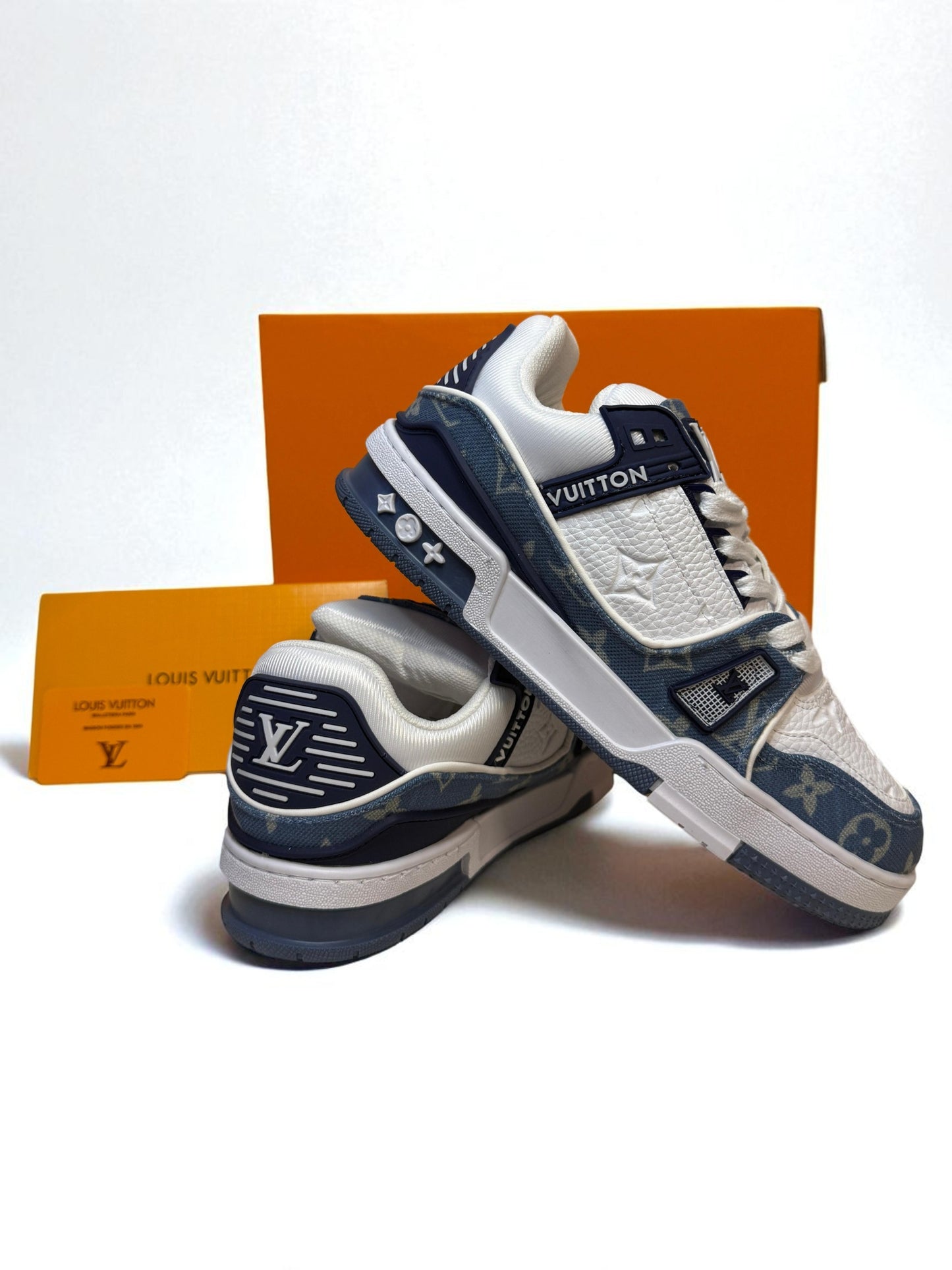 Louis Vuitton Monogram Blue Trainers