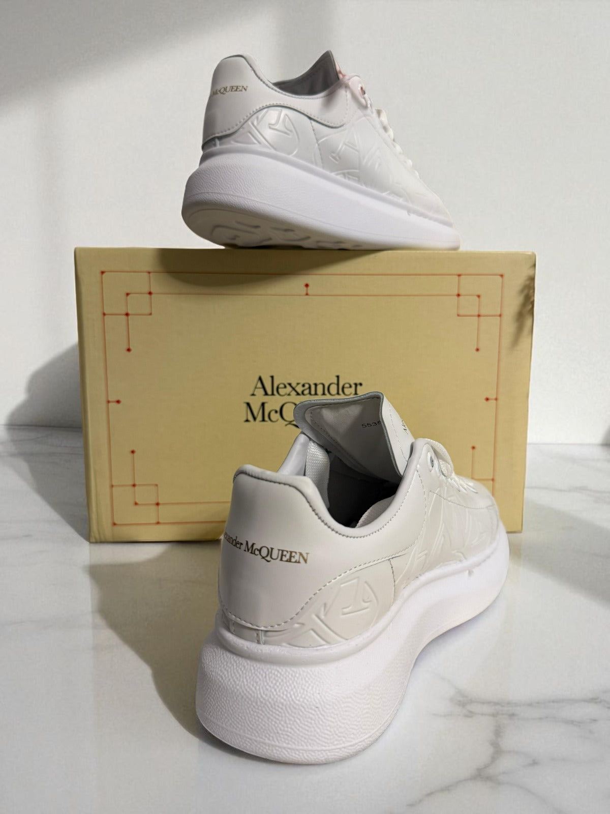 Alexander McQueen White Hieroglife