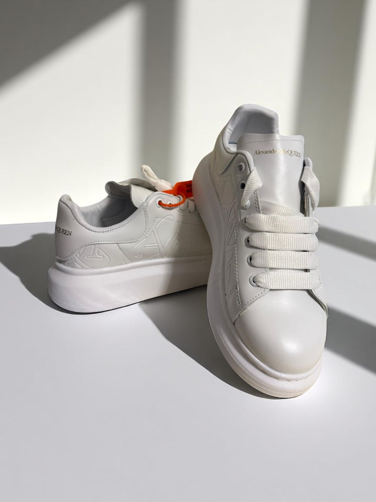 Alexander McQueen White Hieroglife