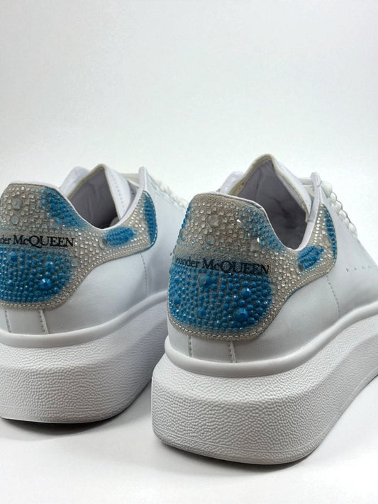 Alexander McQueen White Glitter Multicolor