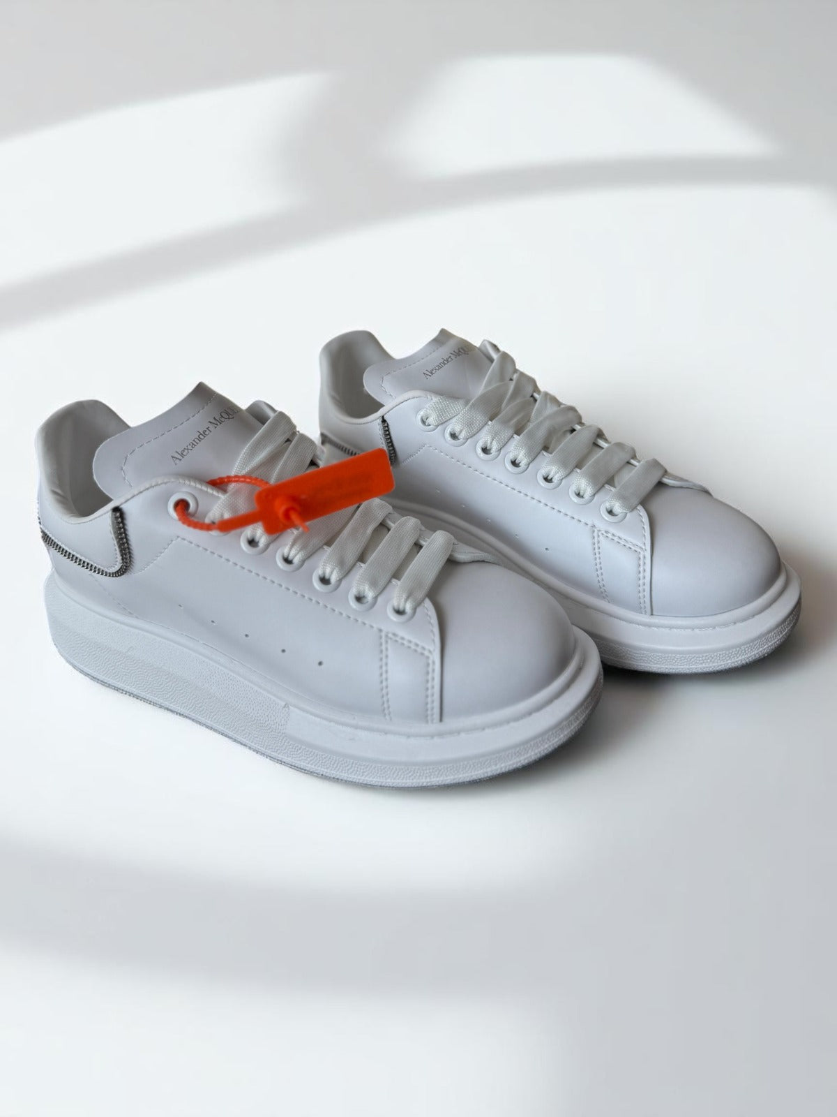 Alexander McQueen White Zip