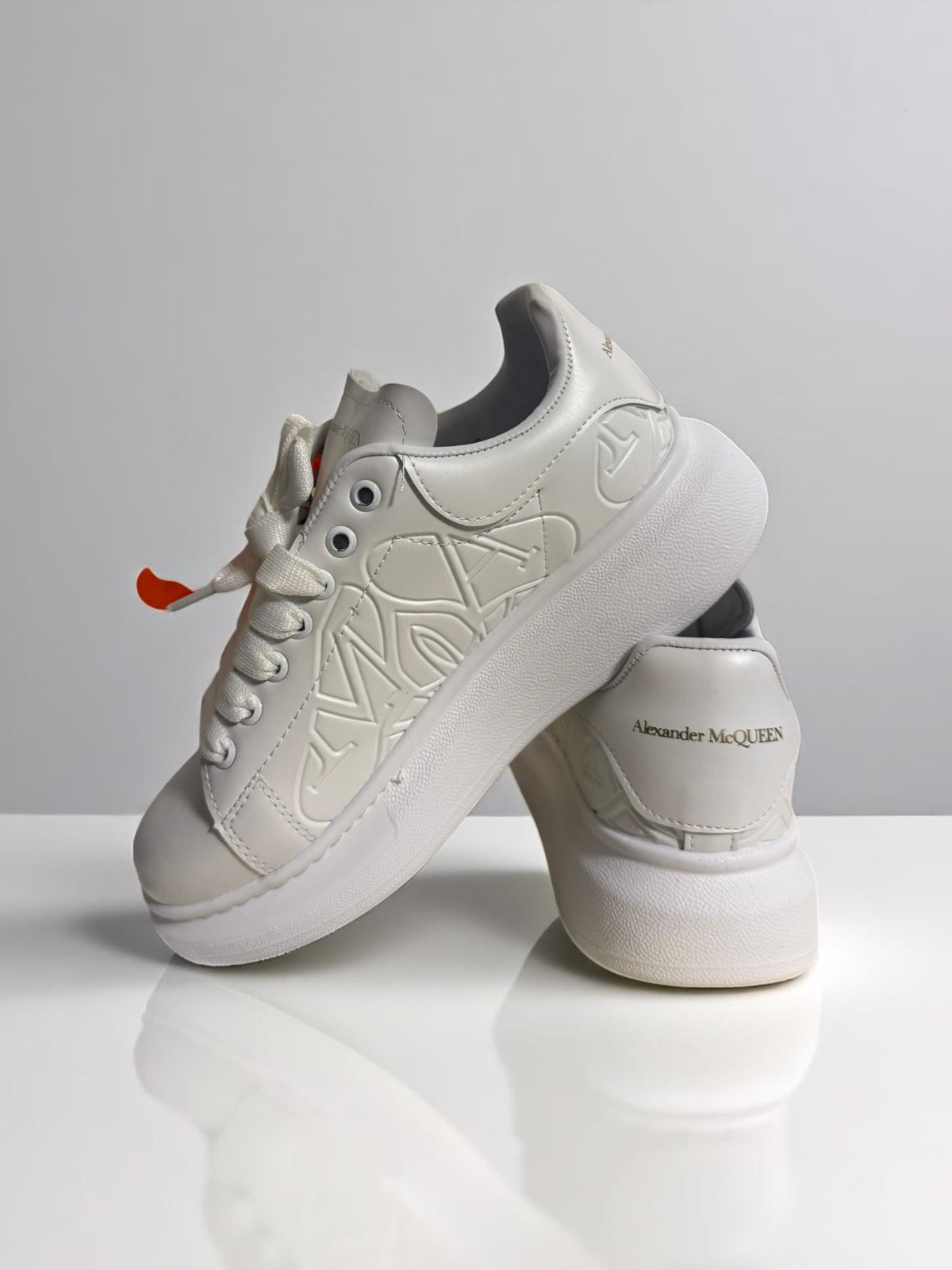 Alexander McQueen White Hieroglife