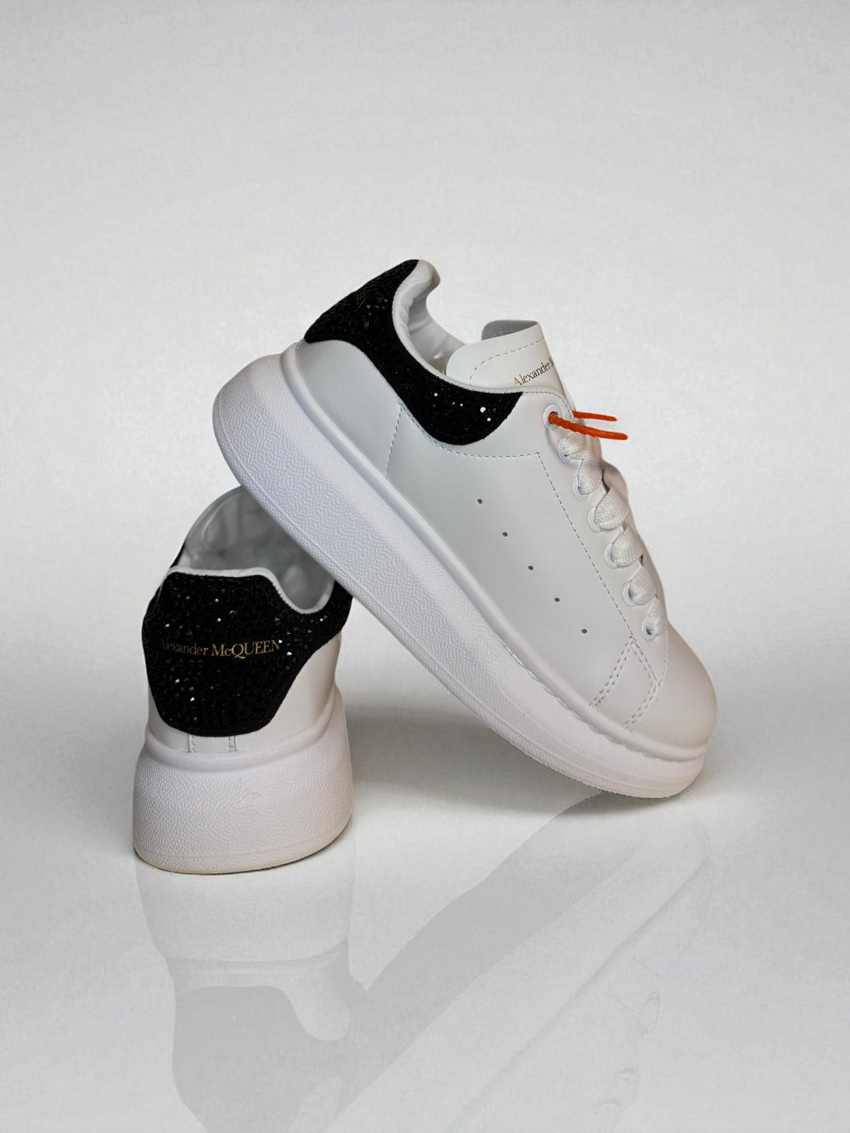 Alexander McQueen Swarovsky Black
