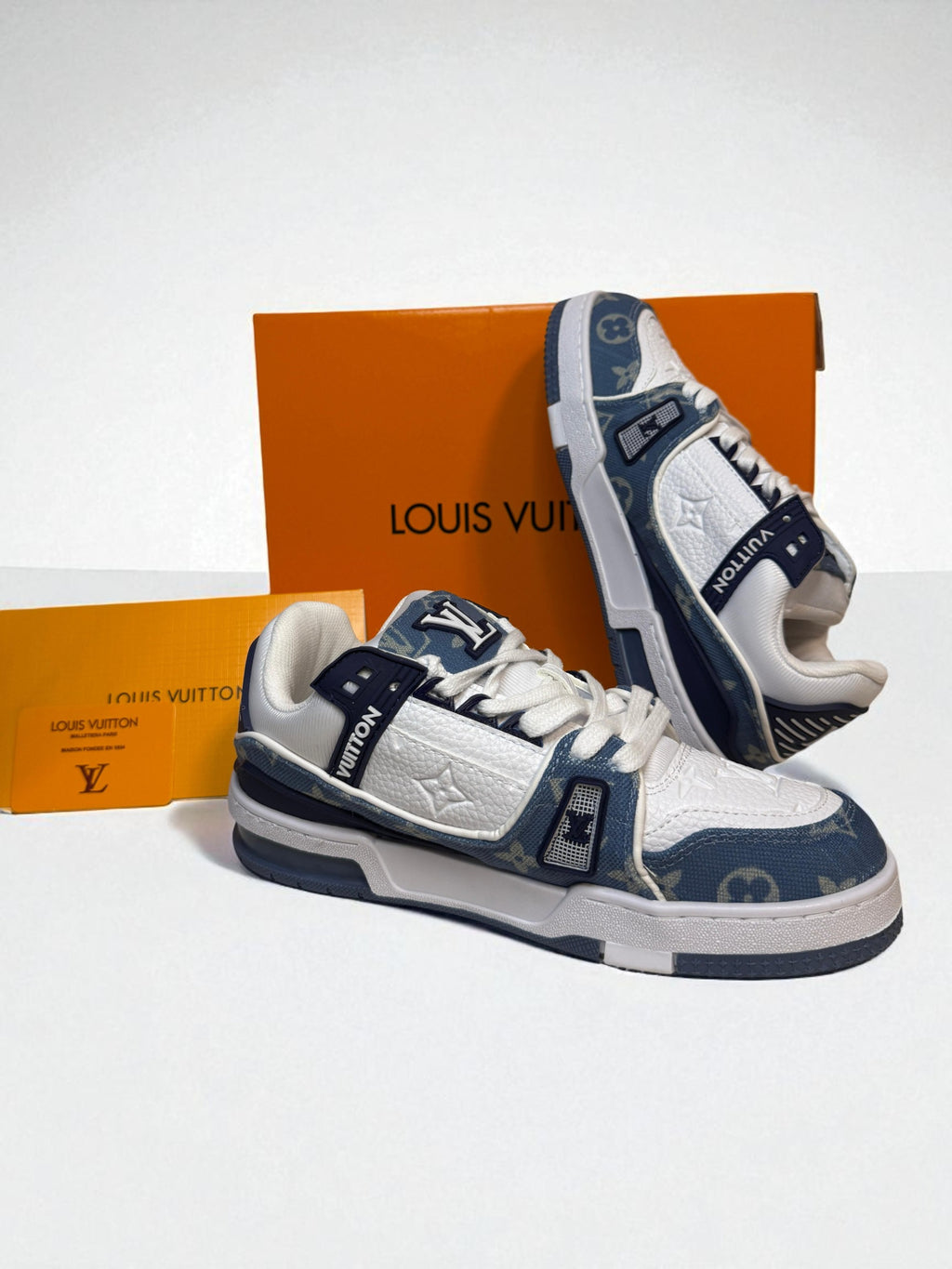Louis Vuitton Monogram Blue Trainers