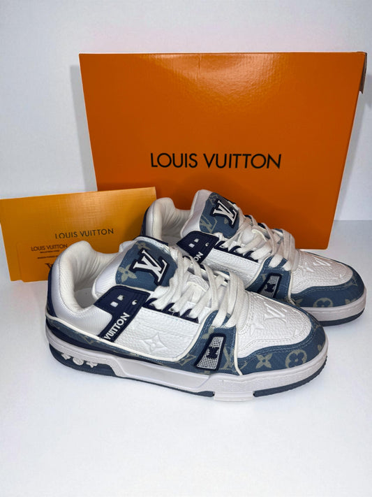 Louis Vuitton Monogram Blue Trainers