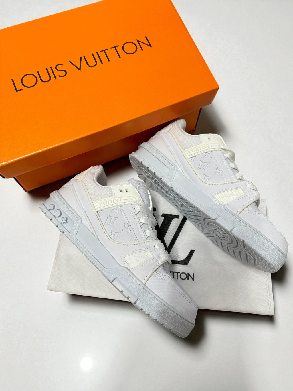 Louis Vuitton Trainers White Monogram