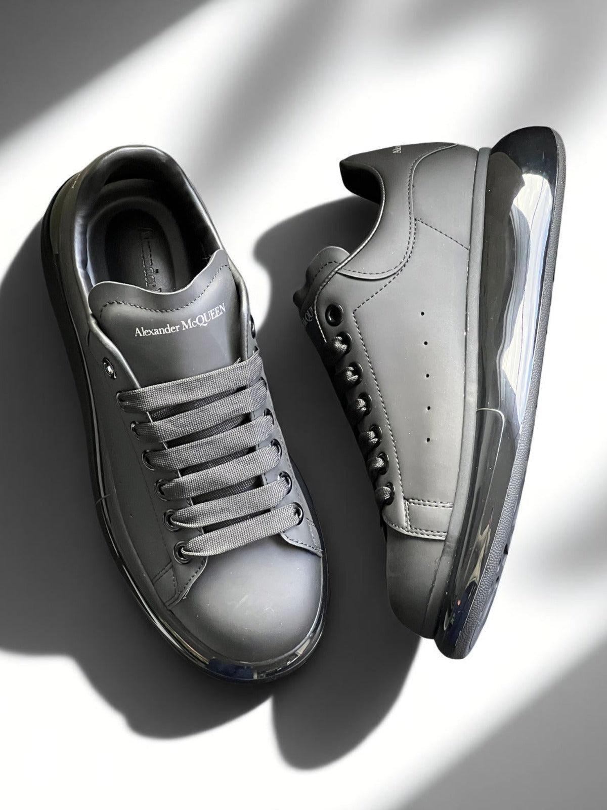 Alexander McQueen Clear Sole Black