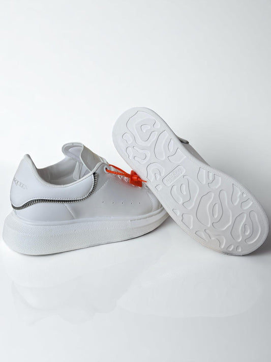 Alexander McQueen White Zip