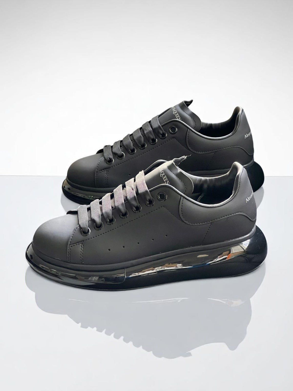Alexander McQueen Clear Sole Black