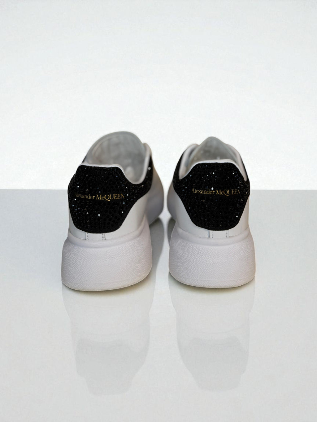 Alexander McQueen Swarovsky Black