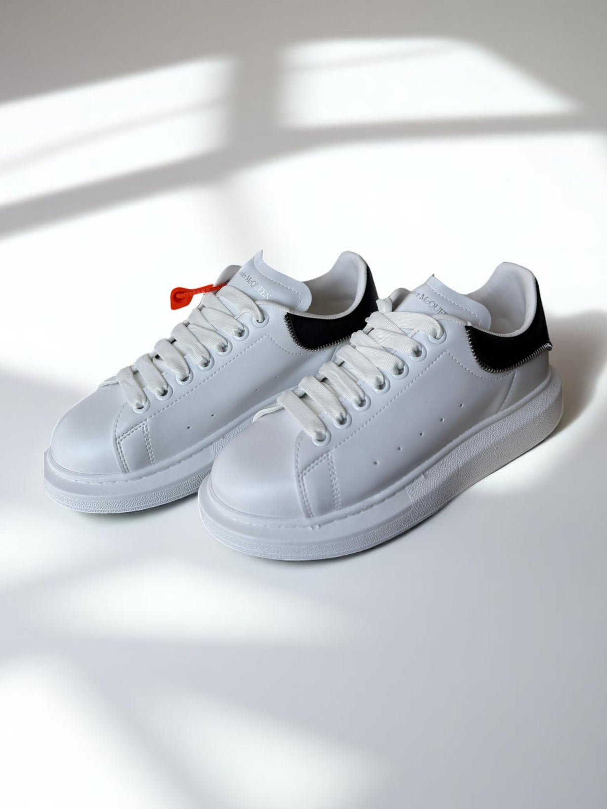 Alexander McQueen White & Black Zip