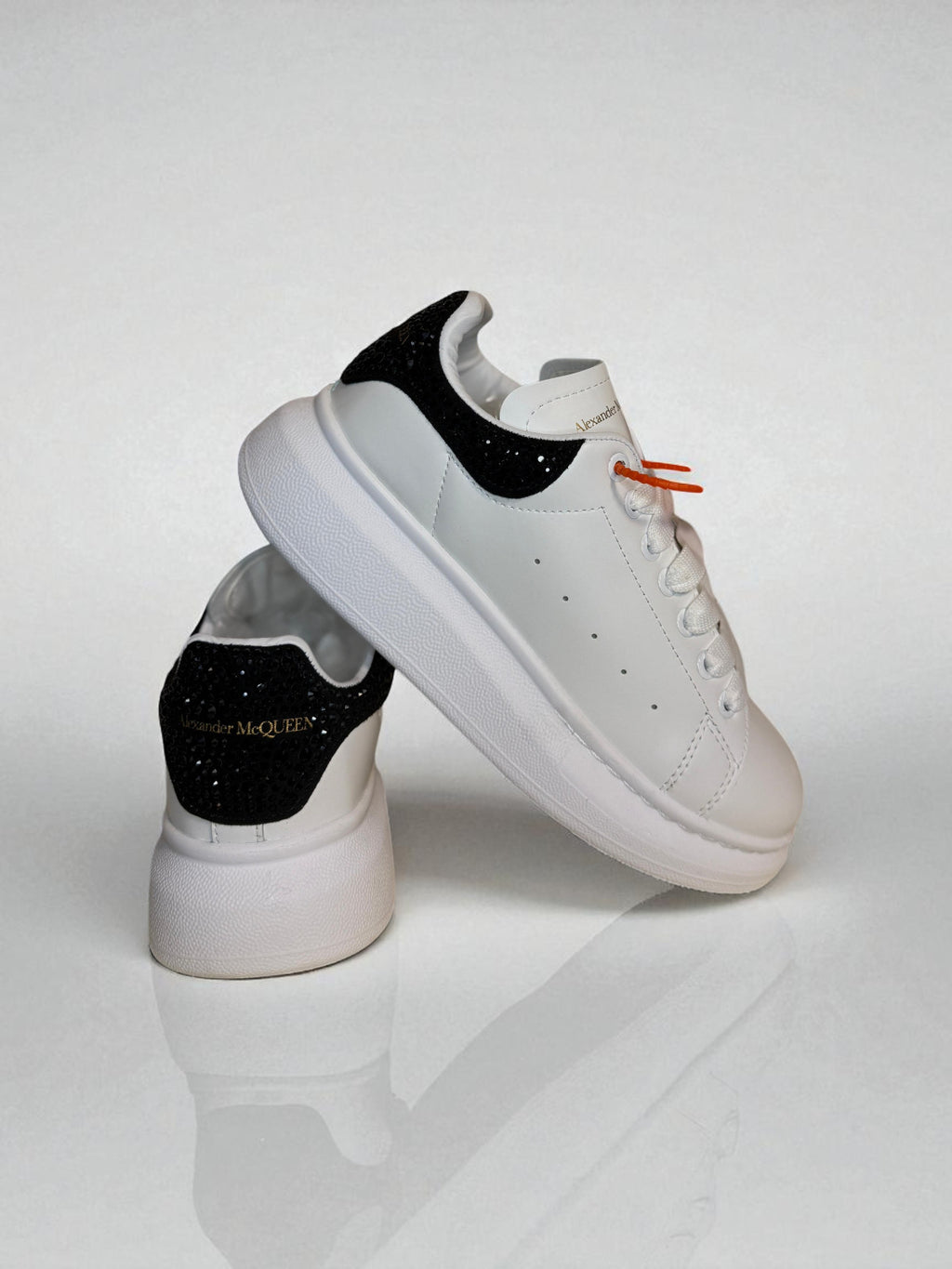 Alexander McQueen Swarovsky Black
